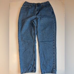 Liz Claiborne Classic Fit Women’s 12S Straight Leg Relaxed Cotton Mom Jeans NWOT